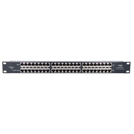 Extralink PoE-injektor for rack 24 porter 1U