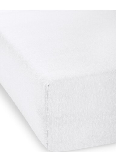 bonprix Stretchlaken i lin-look 1 (2-pakning 100/200 cm),4 (100/200 cm),3 (180/200 cm),2 (150/200 cm) hvit