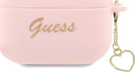 Guess-Etui Til Apple Airpods Pro 2 Guap2lschsp Rosa/Pink Silikon (Charm Heart Collection) Guess-Etui Til Apple Airpods Pro 2 Guap2lschsp Rosa/Pink Silikon (Charm Heart Collection)