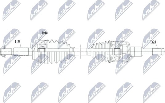 Drivaksel NTY NPW-FR-223