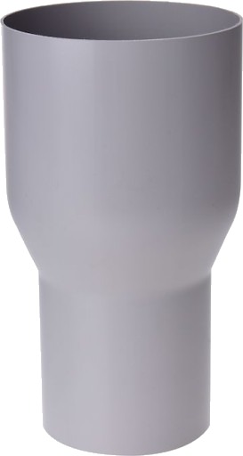 Plastmo overgang Ø110x75mm, grå
