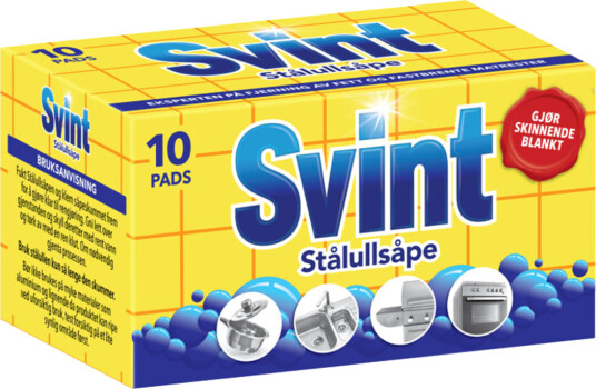 SVINT STÅLULL PADS 10PK