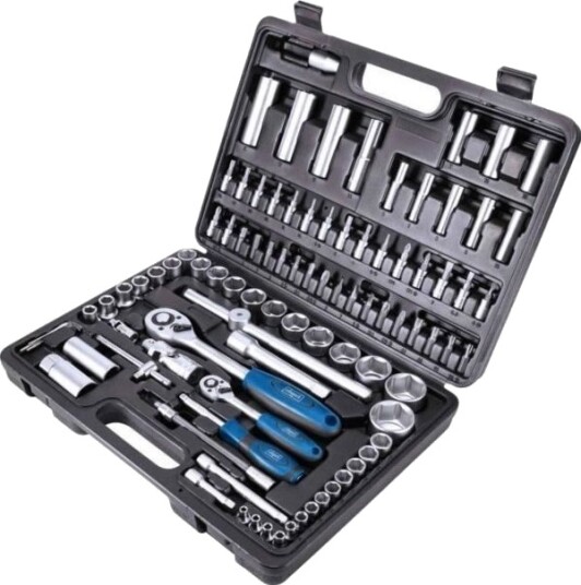 Scheppach Verktøysett TB94 1/4" 1/2" 94 Deler Scheppach Verktøysett TB94 1/4" 1/2" 94 Deler