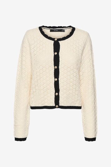 Vero Moda - Kardigan vmJackie LS O-neck Cardigan - Beige
