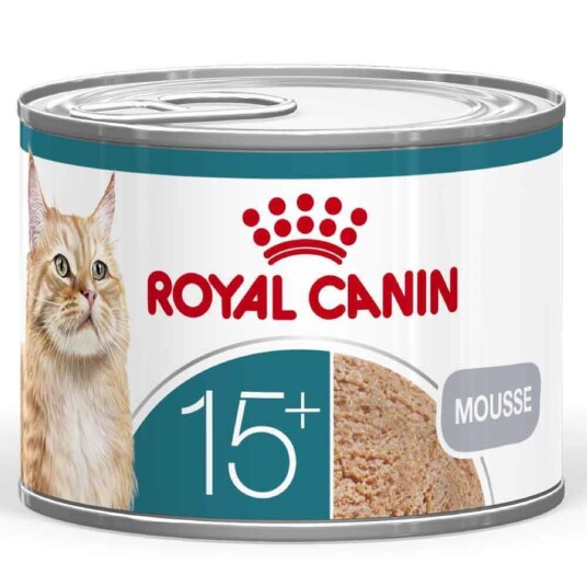 Royal Canin FHN Ageing 15+ Mousse 85 g - Næringsrik Våtfôr for Eldre Katter