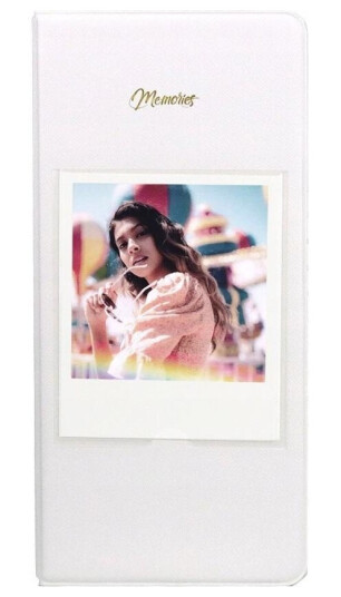 Loveinstant Album For 64 Polaroid / Memories Photos White