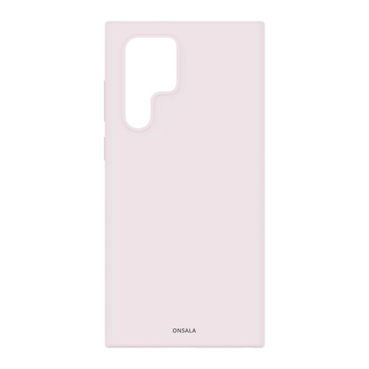 Onsala Mobildeksel Silikon Sand Pink Samsung S22 Ultra