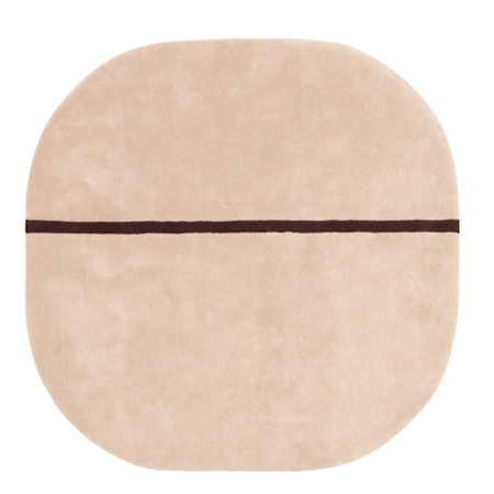 Oona Teppe Rosa 140x140 cm
