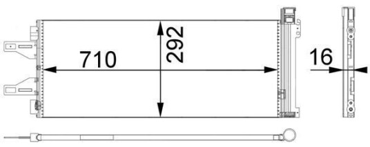 Kondensator MAHLE ORIGINAL AC 368 000P