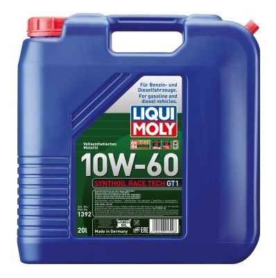 Motorolje LIQUI MOLY SYNTHOIL RACE TECH GT1 10W60 20L