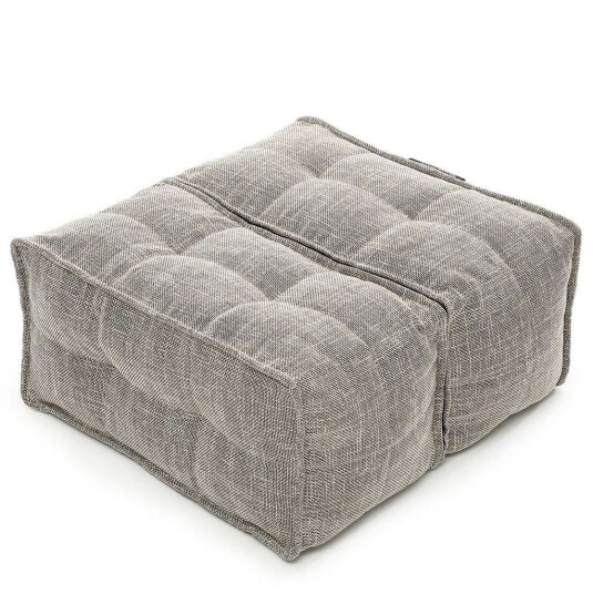Twin Ottoman Modulsofa Eco Weave Grå Twin Ottoman Modulsofa Eco Weave Grå