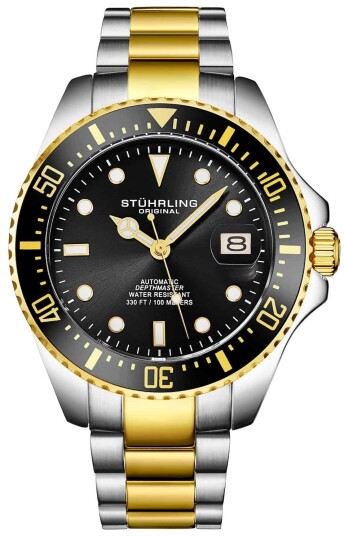 Stührling Original Herreklokke 4048.4 Aquadiver Depthmaster Stührling Original Herreklokke 4048.4 Aquadiver Depthmaster