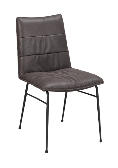 Rowico Home Bayland stol Mørkebrun Textil/svart Brun