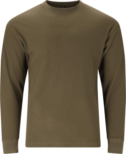 Virtus Hayli M L/S Tee Khaki green XXXL