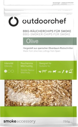 Outdoorchef Røykflis Oliven for Røyking