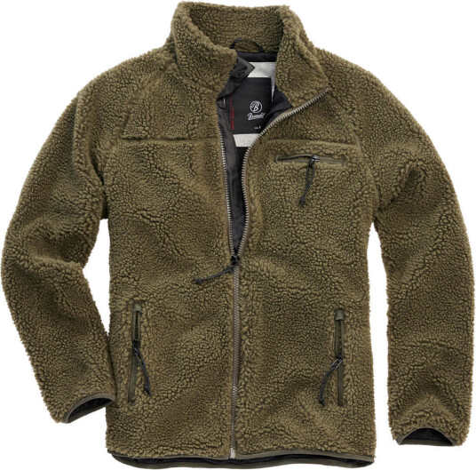 Brandit Teddyfleece Jakke M Grønn Brandit Teddyfleece Jakke M Grønn