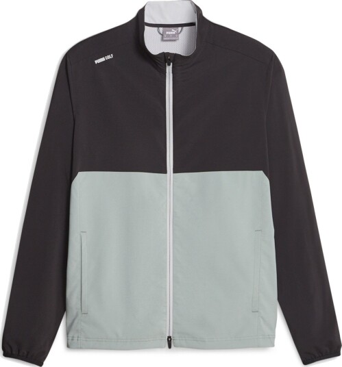 Puma Monterey Wind Jacket Golfjakke herre Black Slate Sky Small
