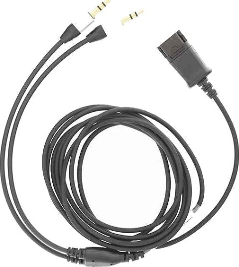 Tellur Qd Til 2 X Jack 3,5 Mm Adapterkabel 2,2 M Svart Tellur Qd Til 2 X Jack 3,5 Mm Adapterkabel 2,2 M Svart