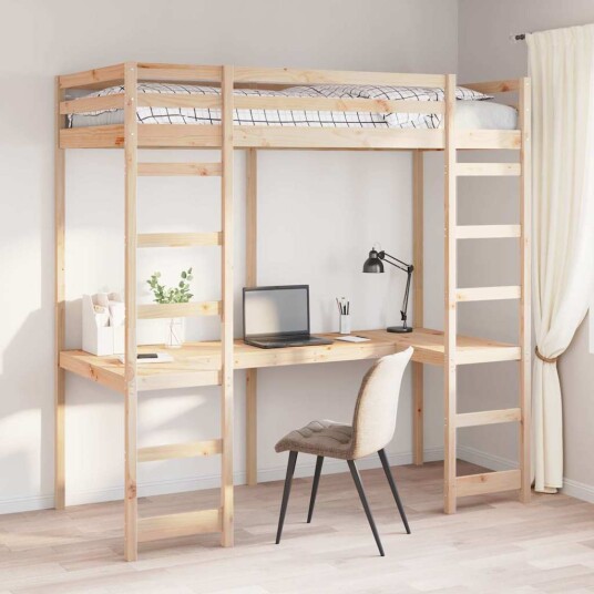  Hemsengeramme Naturlig 90 x 190 cm Massiv furu