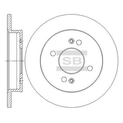 Bremseskive Hi Q SD2045 Bremseskive Hi Q SD2045
