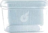 Salatbæger 300 Ml 108X81x59 Mm Rektangulær Pp Klar,100 Stk/Pk