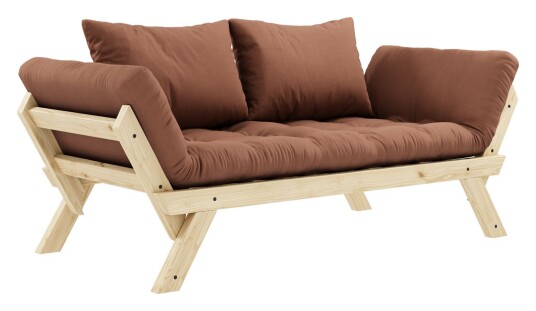 Karup Design Bebop Sovesofa - Furutre/Ler brunt Unoliving 1580338-16-0 1580335-11-0 Karup Design Bebop Sovesofa - Furutre/Ler brunt Unoliving 1580338-16-0 1580335-11-0