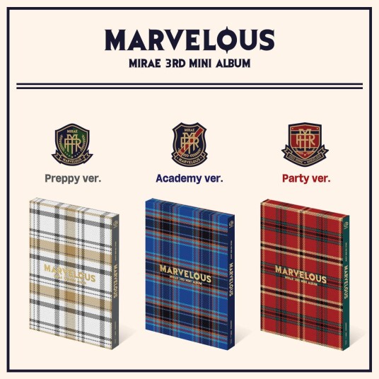 Mirae  Marvelous (Incl. Photobook, Photocard, Student ID Card, School Record Card, Mirae Tim  CD