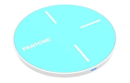 Pantone Trådløs Lader 15W - Turkis 3242C