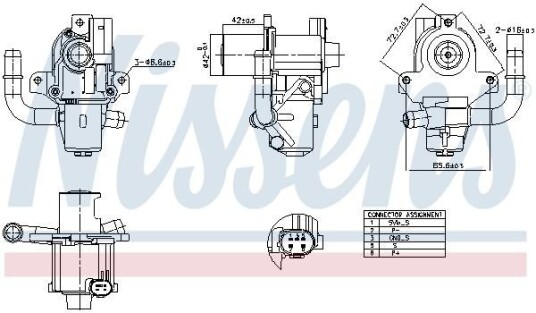 EGR Ventil NISSENS 98264