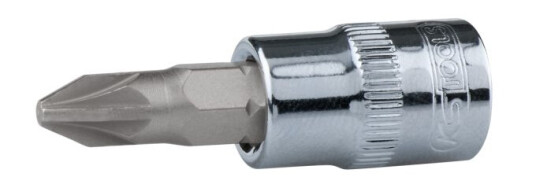 Ks Tools 918.1477, Stikkontakt, 1/4", 1 Hoder, Kromvanadiumstål, Din 3120, Iso 1174, 15 G