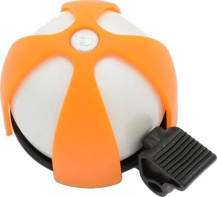 Sykkelringeklokke Simson Sport hvit oransje
