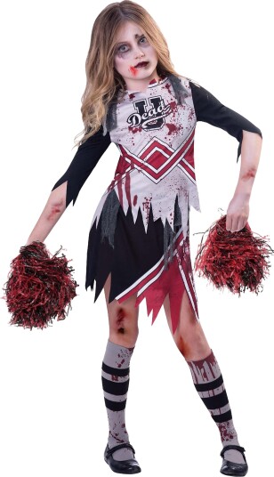 Riethmüller Zombie Cheerleader Barn Kostyme Small 1-20483-6Y