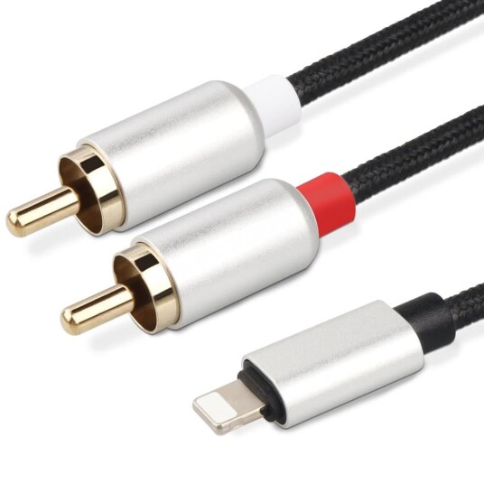 NÖRDIC Lightning ikke MFI til RCA kabel 1,2m for lyd