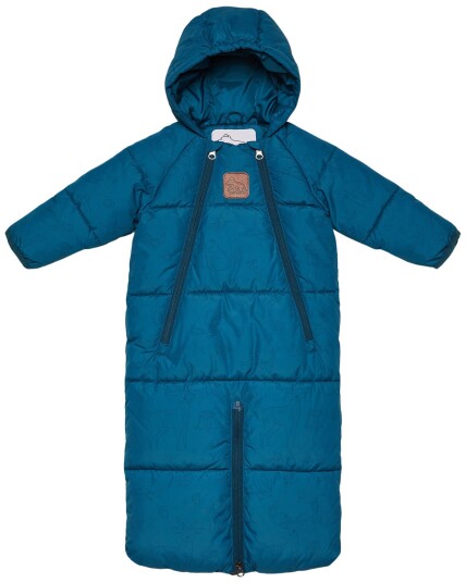 Nordbjørn Snowy 2-in-1 Babyoverall Blue