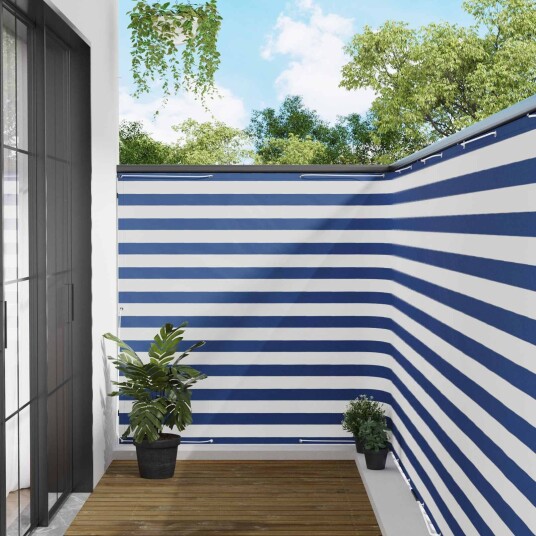 vidaXL Balkong privat skjerm 150 x 600 cm Stoff med PU belegg