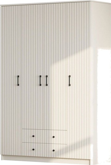 Ivon Garderobe 140x210 cm - Matt Hvit