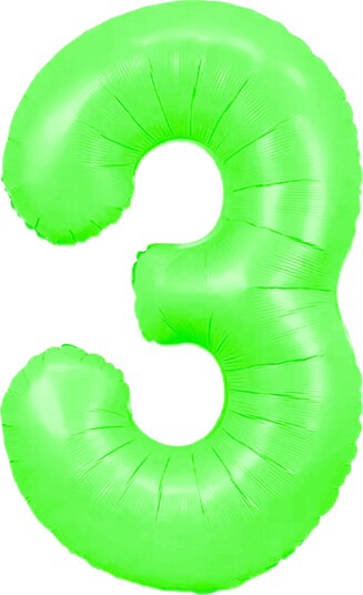 Ballongkungen Tallballong Neongrønn Tall 3 CH403NG