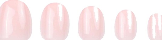 DUFFBEAUTY Reusable Press-on Manicure Classic French Almond