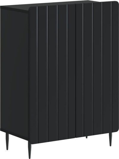 vidaXL Baderom Oppbevaringsskap ZWOLLE Svart 59,5 x 31 x 79,5 cm