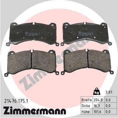 Bremseklosser ZIMMERMANN 21476.175.1