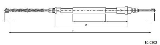Metzger Tautrekk parkeringsbrems METZGER 10.6202