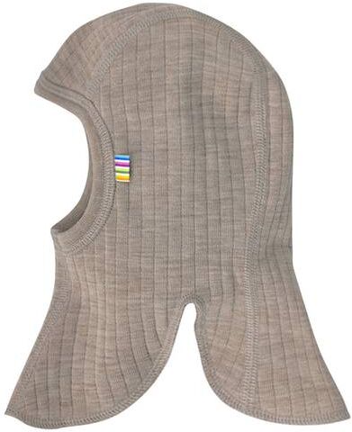 Joha balaclava i ull sesame melange Joha balaclava i ull sesame melange