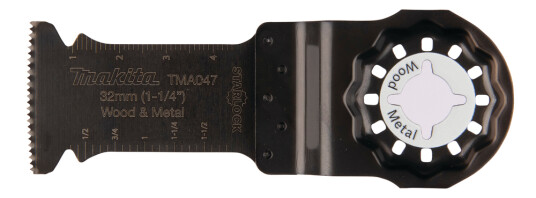 Makita 32 mm Bimetall Dykksagblad Starlock for Metall og Tre