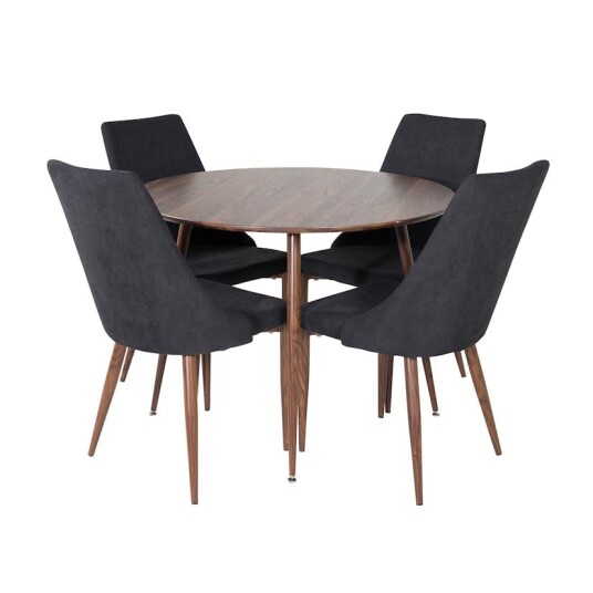 Spisegruppe Venture Home Plake1 med 4 Laura Stoler Polyester Rundt Spisegruppe Venture Home Plake1 med 4 Laura Stoler Polyester Rundt