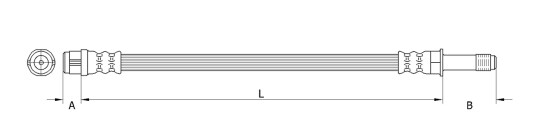 Bremseslange METZGER 4111368