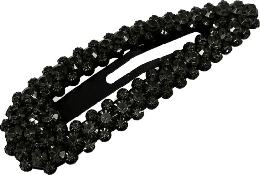 Pipol"s Bazaar Glitz Snap Clip Dark Black ONE SIZE Pipol"s Bazaar Glitz Snap Clip Dark Black ONE SIZE