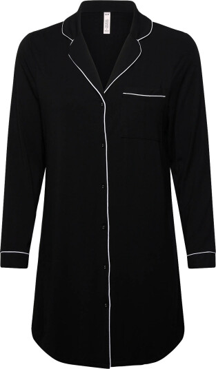 Hunkemöller Shirtdress Ls Jersey Essenti Black L