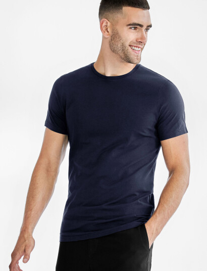 Bread & Boxers Crew-Neck Slim - Black - M Bread & Boxers Crew-Neck Slim - Black - M