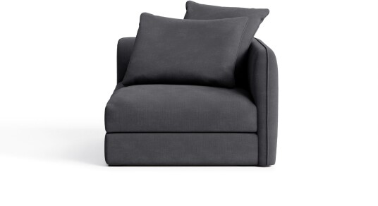 No Ga - Pavarotti Right Module Small Shadow Dark Grey 04 Sofaer Grå Ned/metall/tre/skum