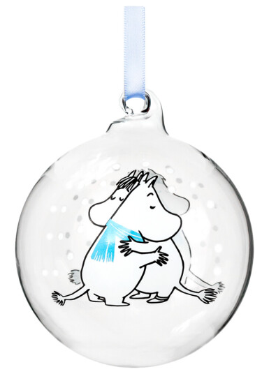 Moomin Mummi julekule 7 cm Klemmer